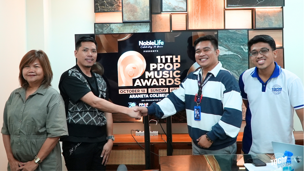 TAGM Marketing Solutions team meeting with PPOP Artists League for the PPOP Music Awards.